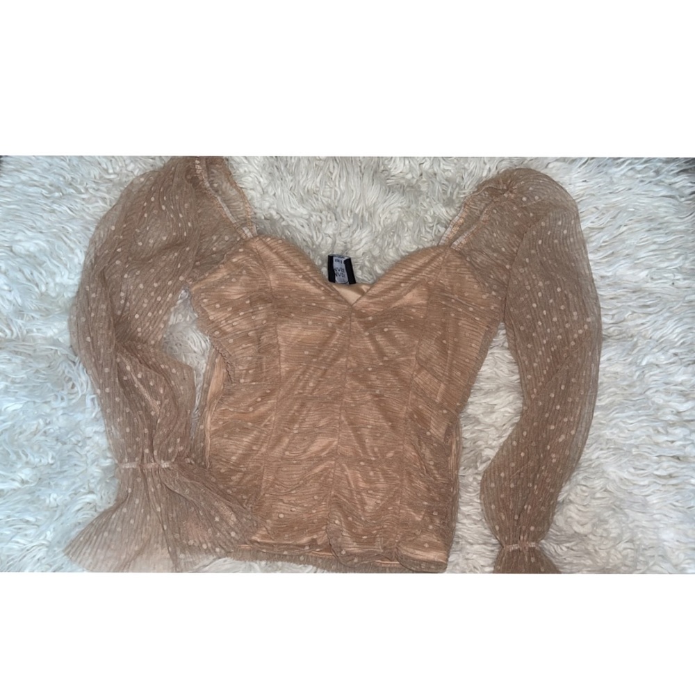 Nude blouse